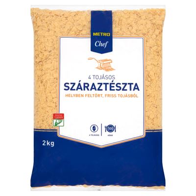 METRO Chef Kiskocka 4 Tojásos Száraztészta 2 kg