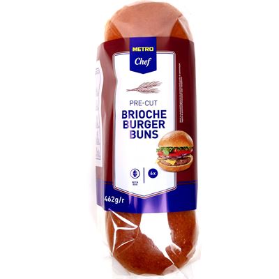 METRO Chef Francia Stílusú Briós Hamburgerzsemle ( 6 x 77 g )