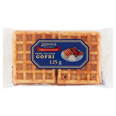JAGDFELD Gofri Különlegességek Friss-tojásos Gofri ( 6db/csomag ) 125 g