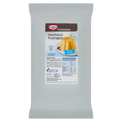 Dr. Oetker Professional Eredeti Puding Vaníliaízű Pudingpor 750 g