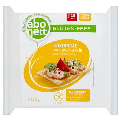 Abonett Gluténmentes Kukoricás Extrudált Kenyér 12 x 100 g