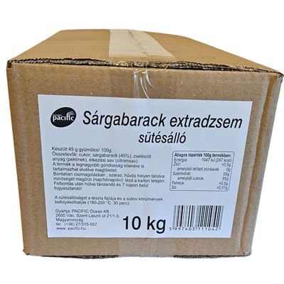 PACIFIC Sütésálló Sárgabarack Dzsem 10 kg