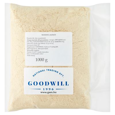 Goodwill Finomra Őrölt Mandulaliszt 1 kg