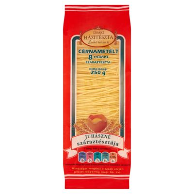 Izsáki Házitészta Juhászné Száraztésztája Cérnametélt 8 Tojásos Száraztészta 24 x 250 g