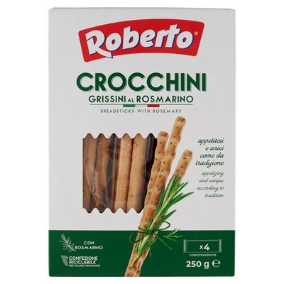 Roberto Crocchini Kenyérrudak Napraforgóolajjal és Rozmaringgal 250 g