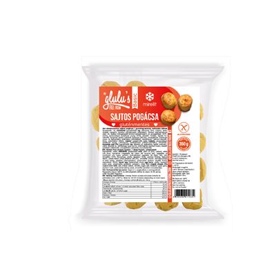 Glulu's FreeFrom Basic Fagyasztott Sajtos Pogácsa 350 g