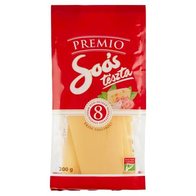 Soós Premio csuszatészta házi jellegű 8 tojásos száraztészta 200 g