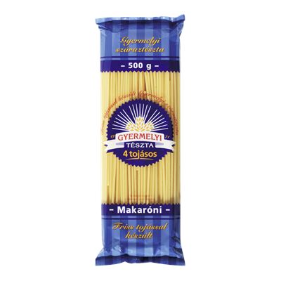 Gyermelyi makaróni 4 tojásos száraztészta 500 g