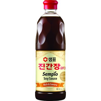 SEMPIO Jin Gold F3 Sötét Szójaszósz 860 ml