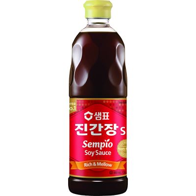 SEMPIO Jin Ganjang Koreai Sötét Szójaszósz 860 ml