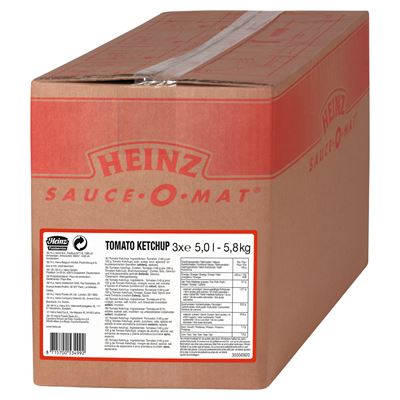 HEINZ Zacskós Ketchup 3 x 5 l