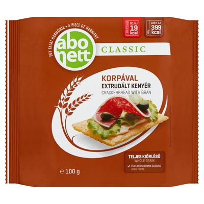 Abonett Classic Extrudált Kenyér Korpával 12 x 100 g