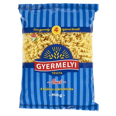 Gyermelyi Orsó 4 Tojásos Száraztészta 16 x 500 g