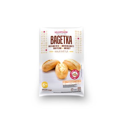 La Lorraine Gyorsfagyasztott Mini Bagett 6 x 56 g