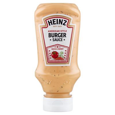 HEINZ mustáros-kapros ízű hamburger szósz 220 ml
