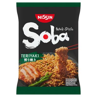 Soba Nissin Soba Wok Style instant tészta búzalisztből teriyaki ízesítő szósszal 110 g
