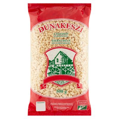 Dunakeszi csipettarhonya 4 tojásos száraztészta 500 g