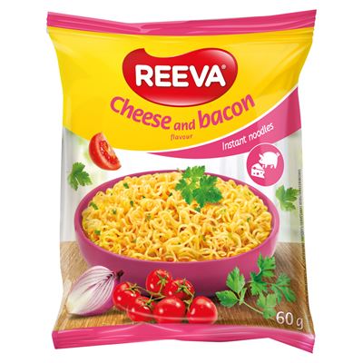 REEVA instant tésztaleves sajtos-baconos ízzel 60 g