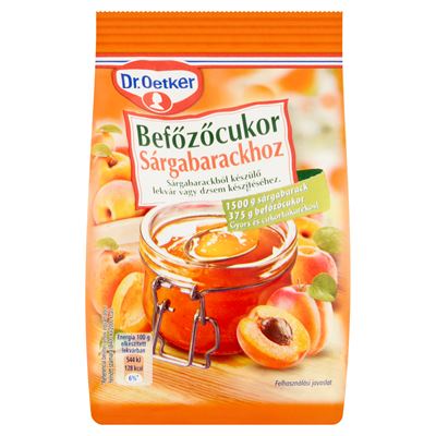 Dr. Oetker Befőzőcukor Sárgabarack 375 g