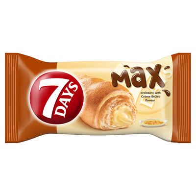 7DAYS Max Croissant Karamellízű Töltelékkel 80 g