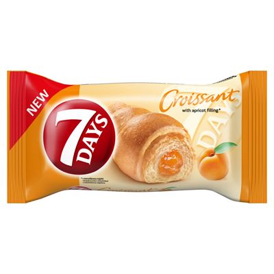 7DAYS Croissant Sárgabarackos Töltelékkel 60 g
