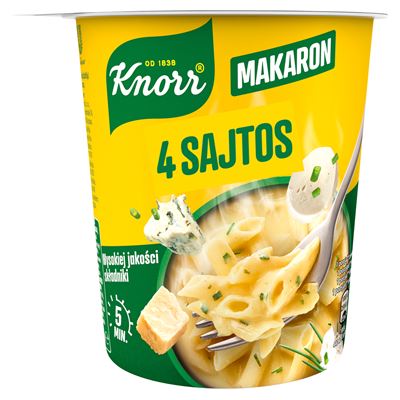 Knorr Snack Tészta 4 Sajtos Szósszal 66 g