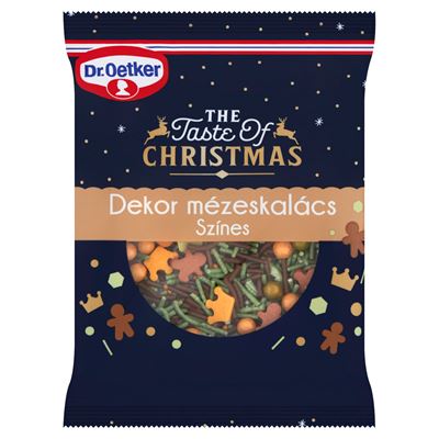 Dr. Oetker The Taste Of Christmas Dekor mézeskalács Színes 20g