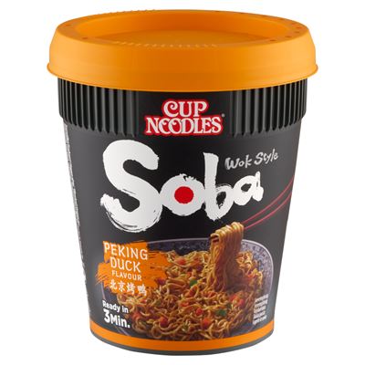 NISSIN Soba Cup Pekingi Kacsa Ízű Instant Tészta 87 g