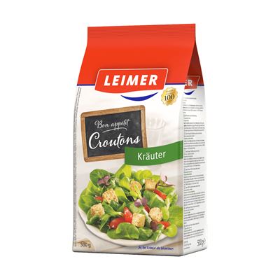 Leimer Fűszeres Ízesítésű Pirított Kenyérkocka 500g