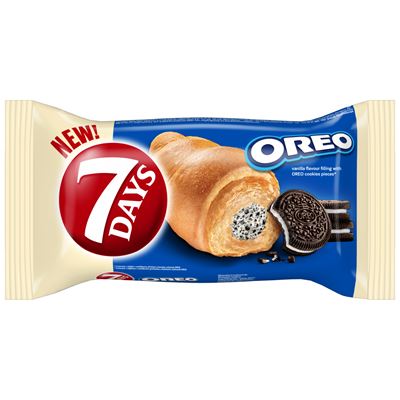 7 Day's Vanilia-csokis Kekszes Krémmel Töltött Croissant 60 g