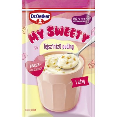 Dr. Oetker My Sweety Tejszín Ízű Puding 25 x 37 g