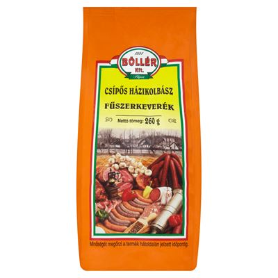 Böllér Csípős Házikolbász Fűszerkeverék 20 x 260 g
