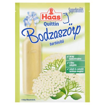 Haas Bodzaszörp Tartósító 20 g