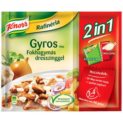 Knorr Fix gyros alap fokhagymás dresszinggel 40 g