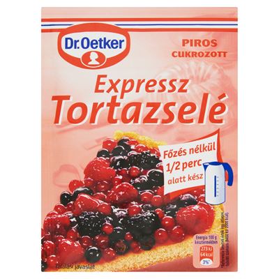 Dr. Oetker Piros Expressz Tortazselé 30 x 50 g