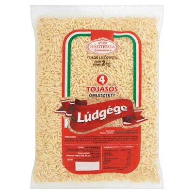 Izsáki Házitészta lúdgége 4 tojásos száraztészta 2 kg