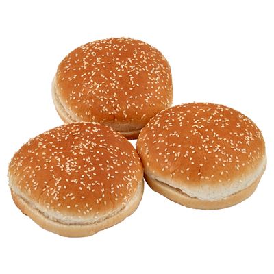Schulstad Szezámmagos Hamburger Zsemle 30 x 82 g