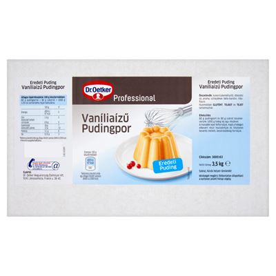 Dr. Oetker Professional Eredeti Puding Vaníliaízű Pudingpor 3,5 kg
