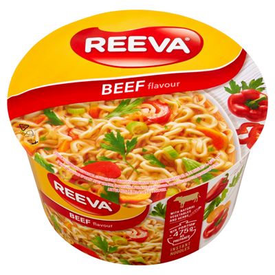 REEVA Instant Tésztaleves Marha Íz 75g