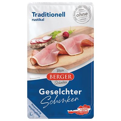 Berger Szeletelt Főtt Füstölt Sonka 100 g