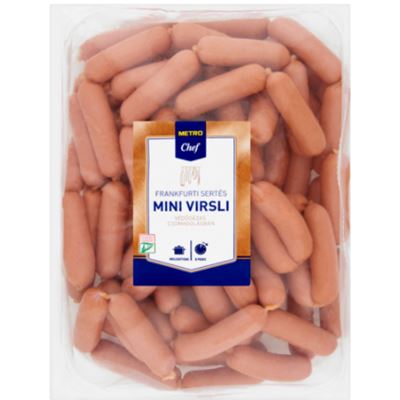 METRO Chef Sertés-marha Mini Virsli kg