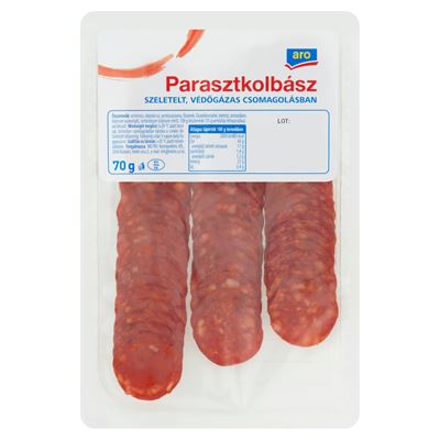 aro Szeletelt Parasztkolbász 70 g