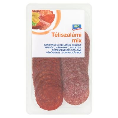 aro Szeletelt Téliszalámi Mix 100 g