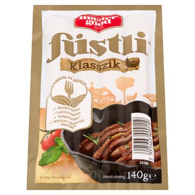 master good sága Füstli Klasszik Füst Ízesítésű Virsli Csirkehúsból 140 g