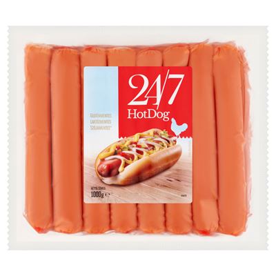 24/7 Hot Dog Virsli 1 kg