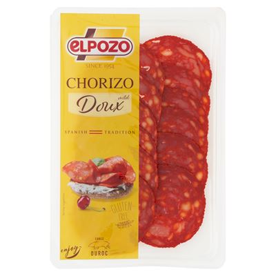 eLPOZO Chorizo extra szeletelt szárított szalámi 80 g