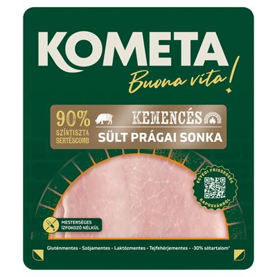 KOMÉTA Kometa Kemencés sült, szeletelt prágai sonka 90 g