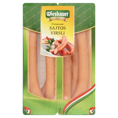 Wiesbauer Prémium sajtos sertésvirsli 400 g