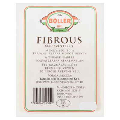 Böllér Fibrous színtelen műbél Ø50 10 m 100 g