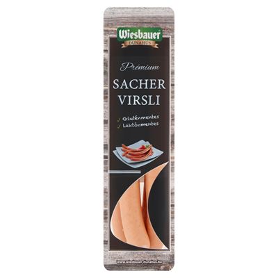 Wiesbauer Prémium Sacher sertés virsli 320 g